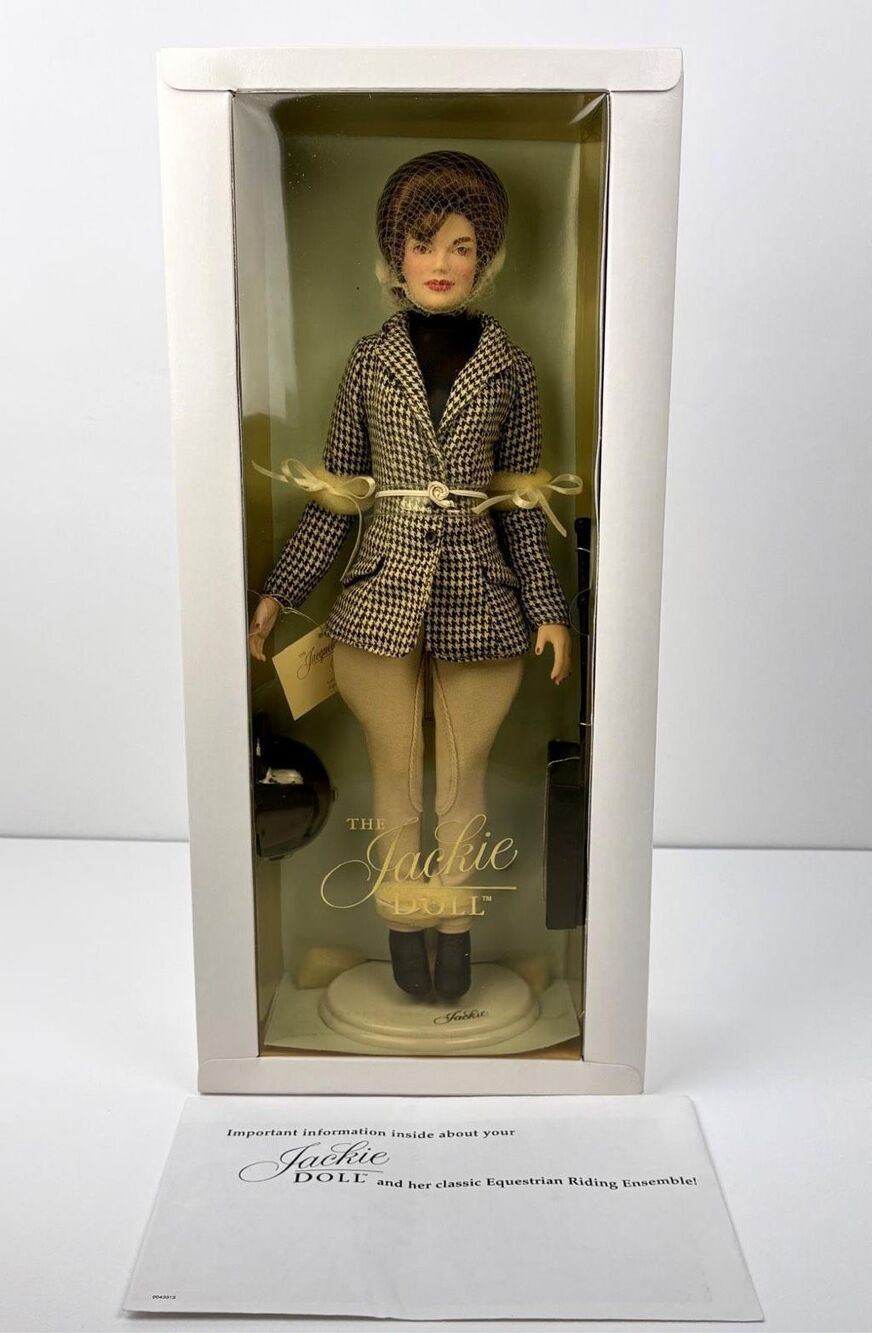 Franklin Mint Limited Edition Jackie Kennedy Equestrian Doll 15" NRFB